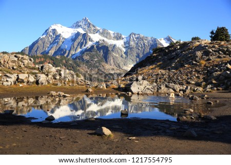 Mt Shuksan Reflection, WA-USA