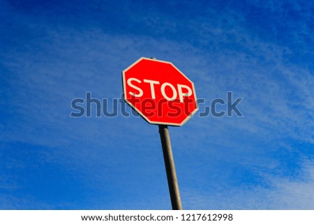 Red Sign "STOP"
