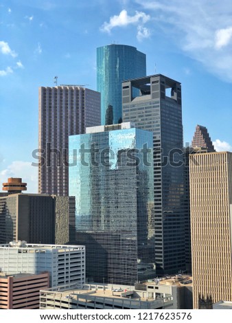 Downtown Houston from the 35th floor