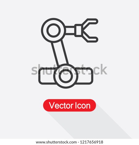 Industry Robot Icon Vector Ilustration Eps10