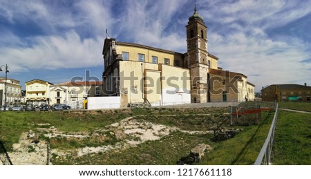 Avellino - Foto panoramica della Cattedrale di Santa Maria Assunta e di San Modestino