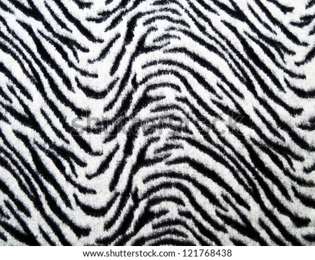 Zebra fabric texture