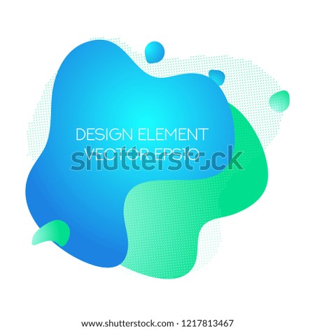Vector abstract modern design element for banners, logo or presentation. Fluid gradient template for business or advertising design.