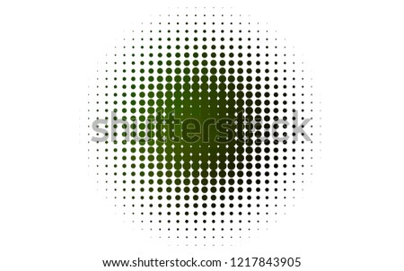 Light Green vector background with bubbles. Glitter abstract illustration with blurred drops of rain. Pattern for beautiful websites.