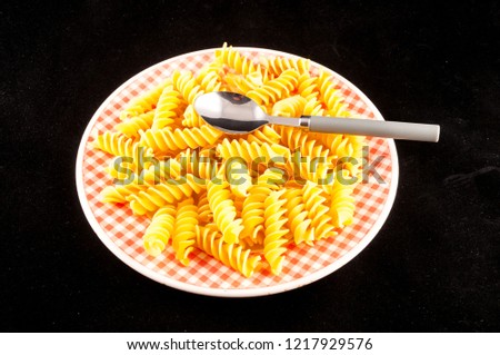 Photo Picture of the Classic Italian Style Pasta Food