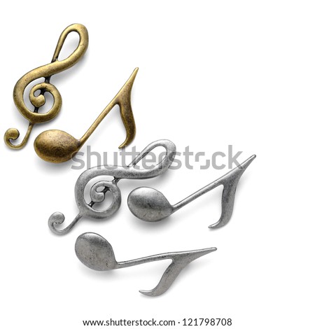 music notes abstract