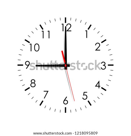 Nine O Clock Stock Vector Images Avopix Com