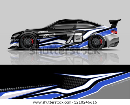 Sport Car Racing Car Wrap Livery Design