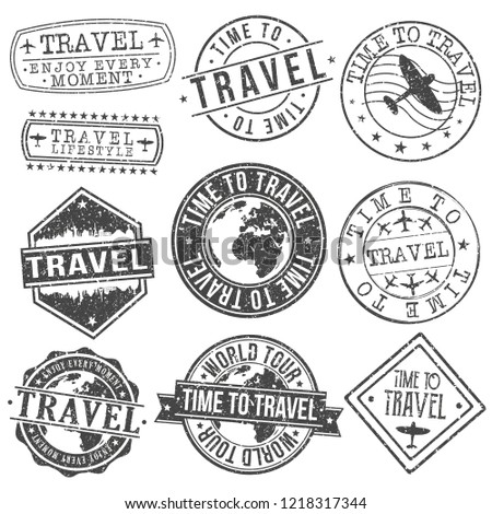 Travel and Tourism Quality Original Stamp Design Vector Art Round Seal