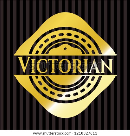 Victorian shiny badge