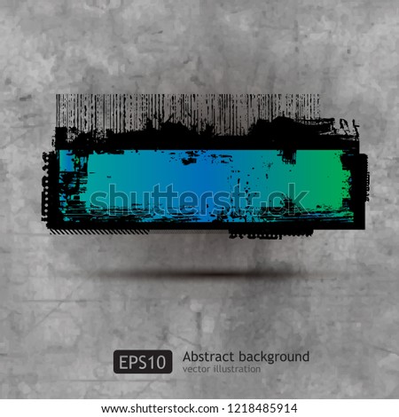 Abstract Grunge Banner Design Element - vector