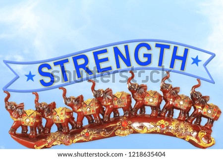  unity strength,teamwork showing Concept background