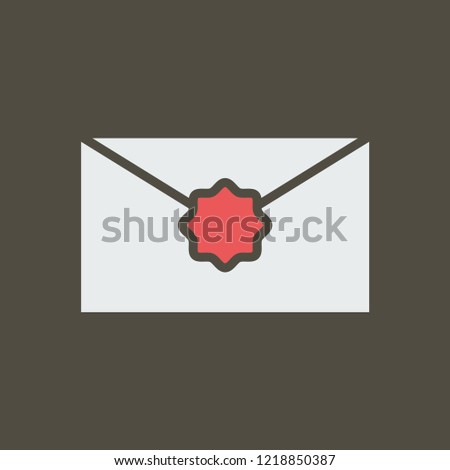 Silhouette icon letter