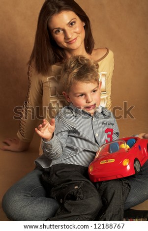 Mother together with the son Royalty-Free Stock Photo #12188767