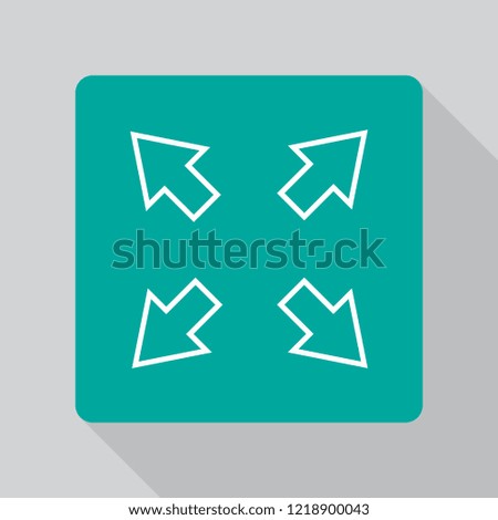 in full screen icon vector