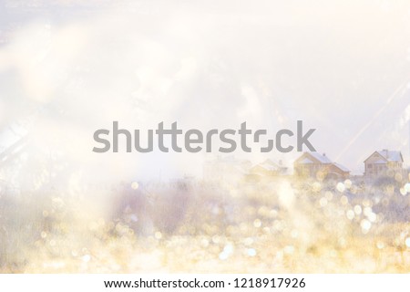 winter abstract shiny background 

