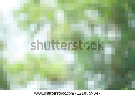 Abstract green mosaic background. Design elements.        