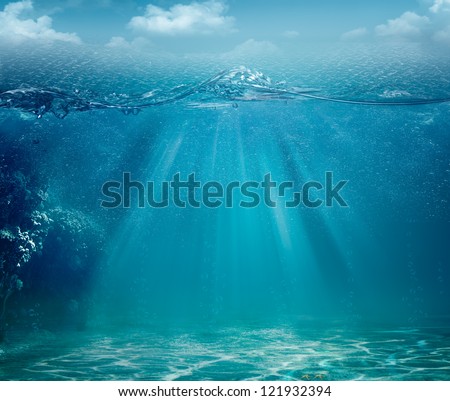 Abstract sea and ocean backgrounds for your design Royalty-Free Stock Photo #121932394