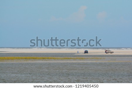 View from Little Talbot Island State Park in Duval County, Jacksonville Florida