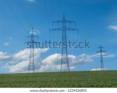 High voltage electricity pylon 