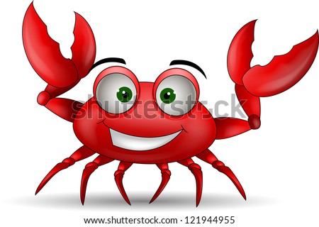 funny cartoon crabs