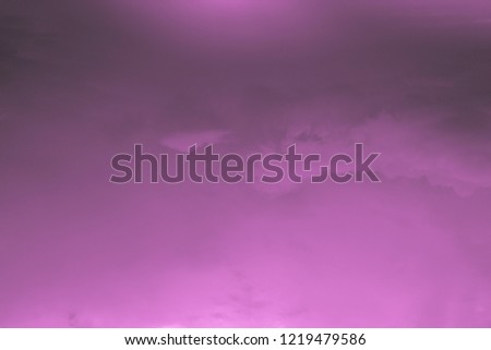 Mystical view of the clouds