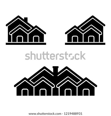 house and mansion building vector isolated