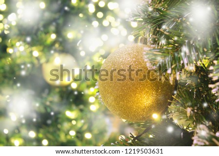 Christmas Decorations In Christmas Tree 