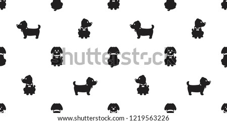 Dog seamless pattern french bulldog vector puppy scarf isolated cartoon illustration repeat wallpaper tile background