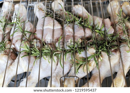 chicken thighs with rosemary grilled 