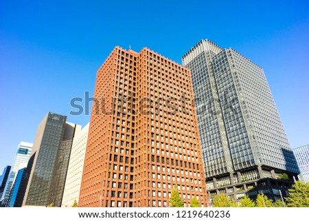buildings of Otemachi & Marunouchi Tokyo