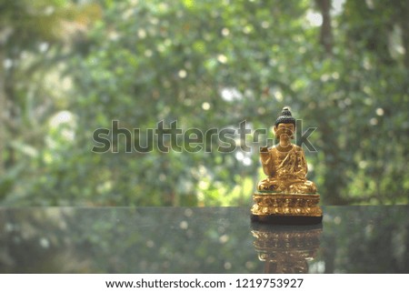 Small idol of Buddha