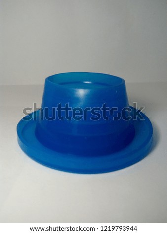 Sewer deodorant silicone seal ,
pest control sealing plug,blue Royalty-Free Stock Photo #1219793944