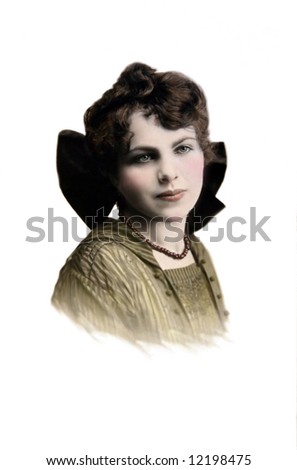 Beautiful girl in 1919