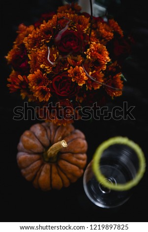 Autumn halloween background