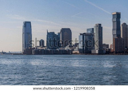New Jersey sky line from Manhattan, New York