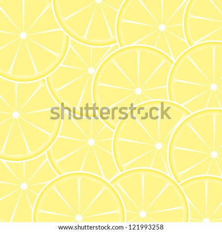 Lemon fruit abstract background. Raster version.