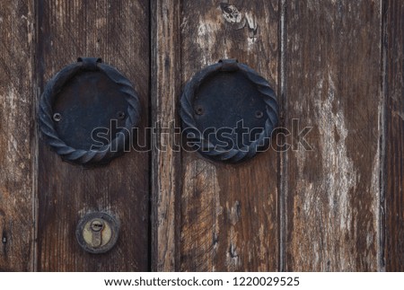 old door. wooden door.