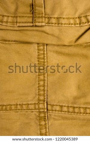 clothing items washed cotton fabric texture with seams