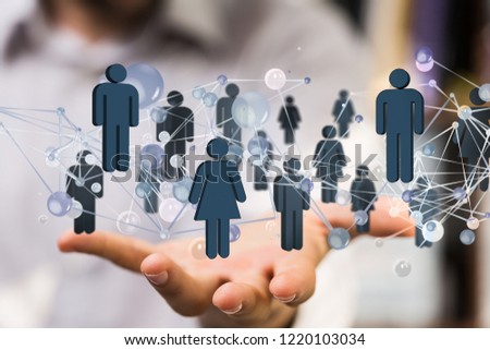 network data in hand Royalty-Free Stock Photo #1220103034