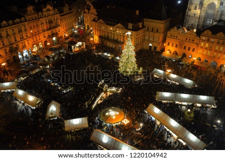 Christmas market - Prague Czech republic