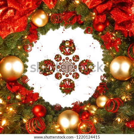 Uniqe christmas kaleidoscope decoration