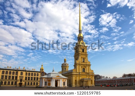 Peter and Paul Fortress. St. Petersburg, Russia