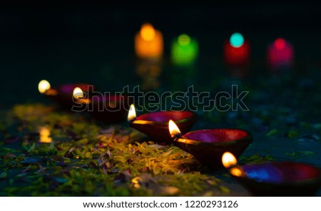 Diwali celebration decorations 