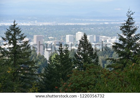 View of Portland, Oregon, from Council Crest Park