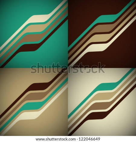 Vector Retro Abstract Background