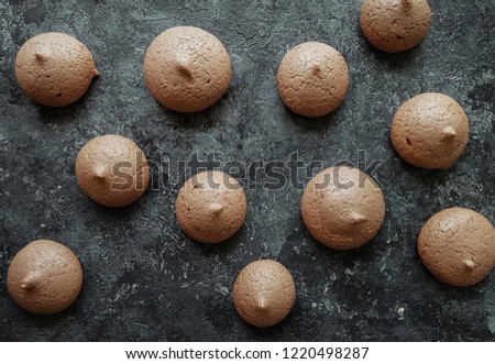 chocolate meringue cookies 