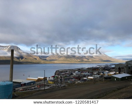Views of and from Longyearbyen in Svalbard / Spitsbergen