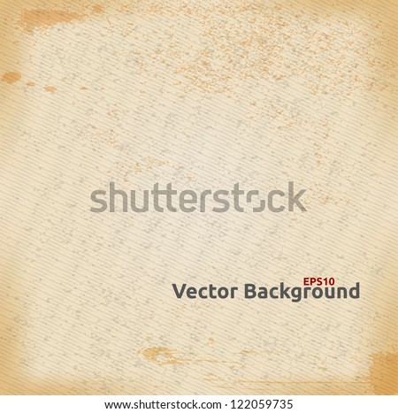 Vector Paper Texture Background.