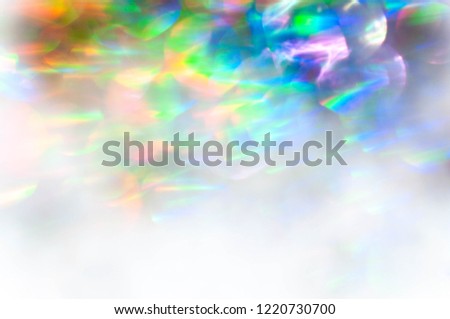 Rainbow bokeh background, big size bokeh lights